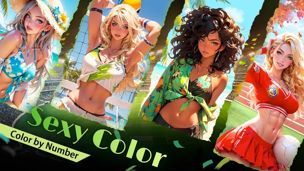 Скачать взломанную Adult Sexy Coloring Games  [МОД Unlimited Money] — стабильная версия apk на Андроид screen 3