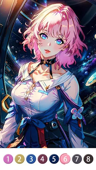 Скачать взлом Painting Book — Anime Color  [МОД Много денег] — полная версия apk на Андроид screen 5