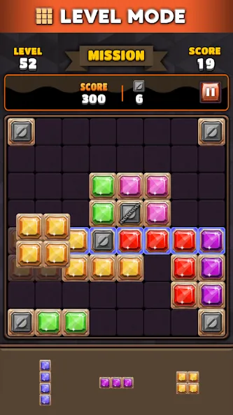 Скачать взломанную Block Puzzle 8×8 (Блокголоволомка 88)  [МОД Бесконечные монеты] — последняя версия apk на Андроид screen 1