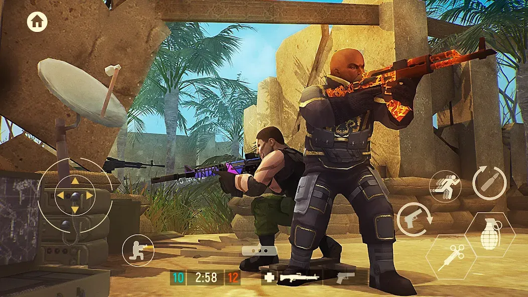 Взломанная Tacticool: 3rd person shooter (Тактикул)  [МОД Mega Pack] — стабильная версия apk на Андроид screen 3