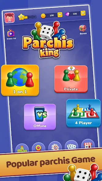 Взломанная Parchís  [МОД Mega Pack] — стабильная версия apk на Андроид screen 1