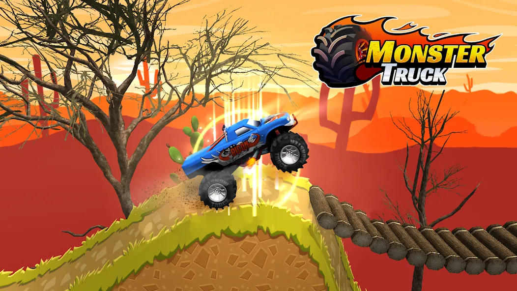 Скачать взломанную Monster truck: Extreme racing  [МОД Много монет] — полная версия apk на Андроид screen 1