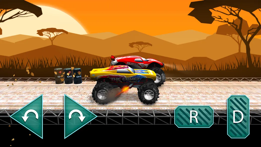 Скачать взломанную Monster truck: Extreme racing  [МОД Много монет] — полная версия apk на Андроид screen 4