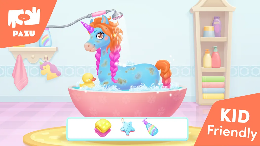 Скачать взлом My Unicorn dress up for kids  [МОД Бесконечные монеты] — полная версия apk на Андроид screen 3