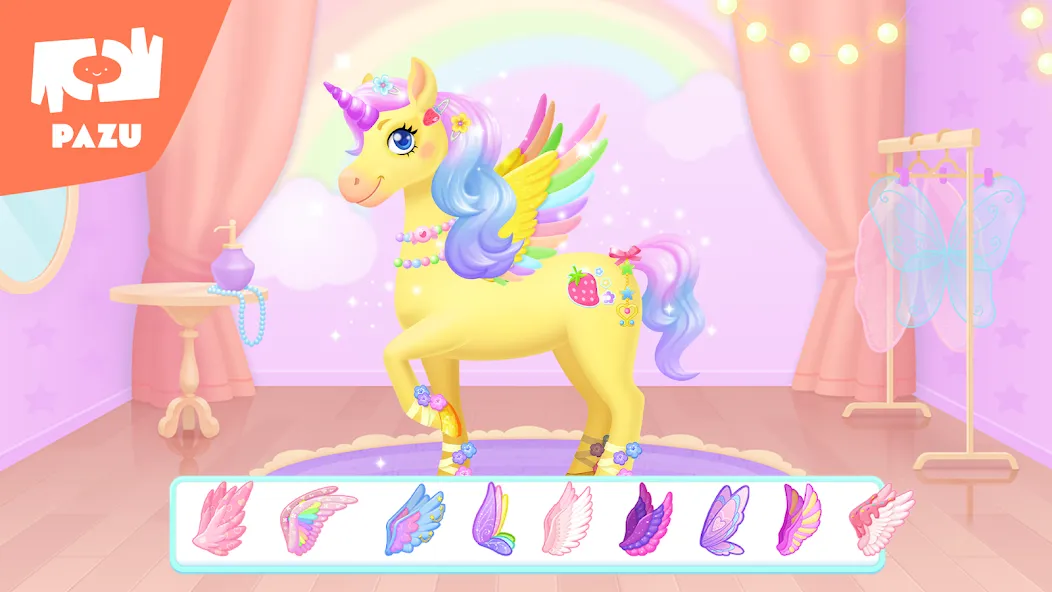 Скачать взлом My Unicorn dress up for kids  [МОД Бесконечные монеты] — полная версия apk на Андроид screen 4