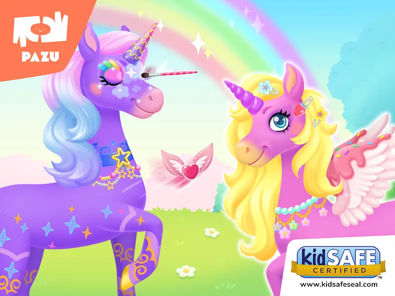 Скачать взлом My Unicorn dress up for kids  [МОД Бесконечные монеты] — полная версия apk на Андроид screen 5