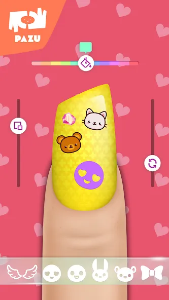 Взломанная Girls Nail Salon — Kids Games  [МОД Много монет] — стабильная версия apk на Андроид screen 4