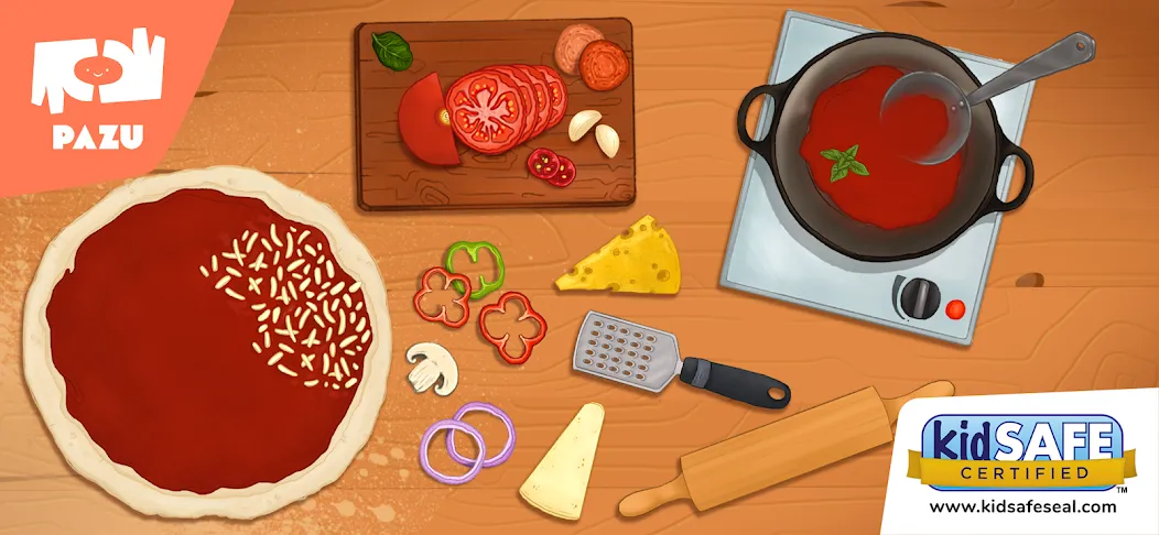 Скачать взлом Pizza maker cooking games  [МОД Menu] — полная версия apk на Андроид screen 1