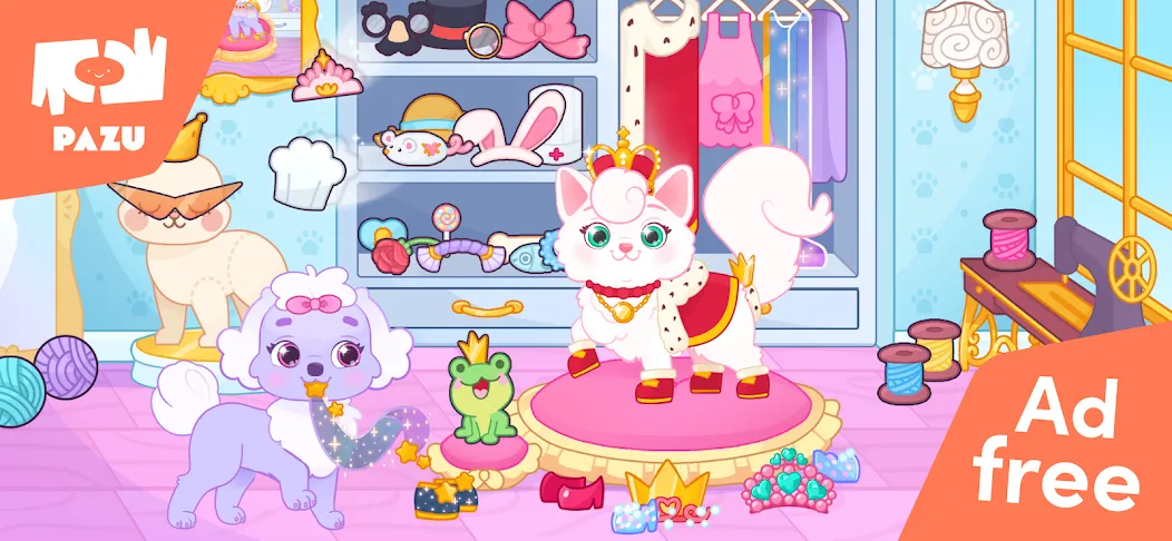 Взлом Princess Palace Pets World  [МОД Много монет] — последняя версия apk на Андроид screen 1