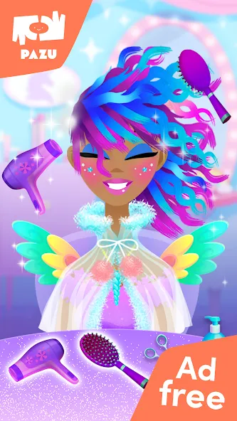 Взлом Girls Hair Salon Unicorn  [МОД Unlimited Money] — последняя версия apk на Андроид screen 2