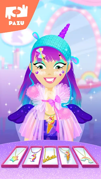 Взлом Girls Hair Salon Unicorn  [МОД Unlimited Money] — последняя версия apk на Андроид screen 4