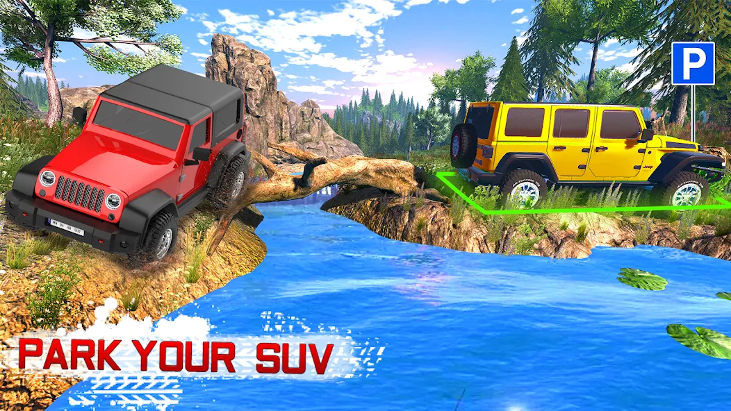 Взломанная Offroad 4×4 Jeep Driving Game  [МОД Бесконечные деньги] — последняя версия apk на Андроид screen 4