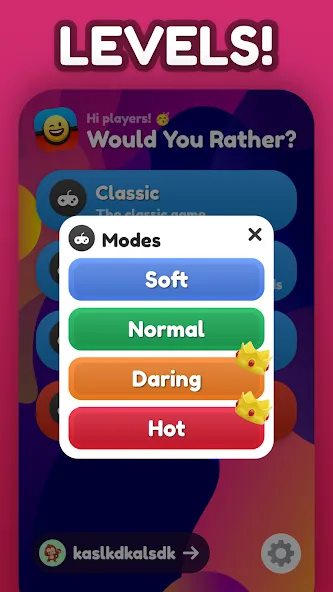 Скачать взлом Would You Rather ?  [МОД Все открыто] — последняя версия apk на Андроид screen 4