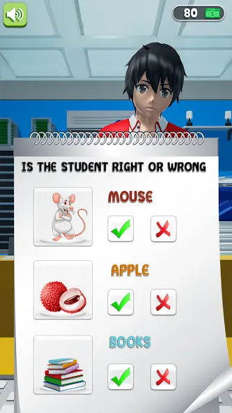 Скачать взлом Anime School Teacher Simulator  [МОД Unlocked] — полная версия apk на Андроид screen 2