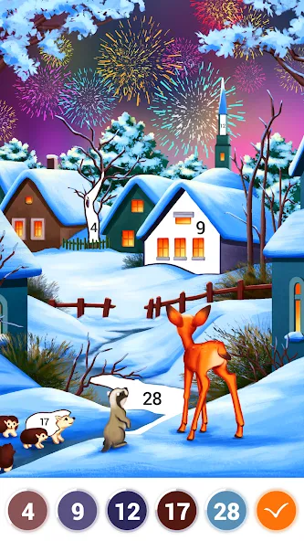 Скачать взломанную Art Coloring — Color by Number  [МОД Бесконечные монеты] — последняя версия apk на Андроид screen 2