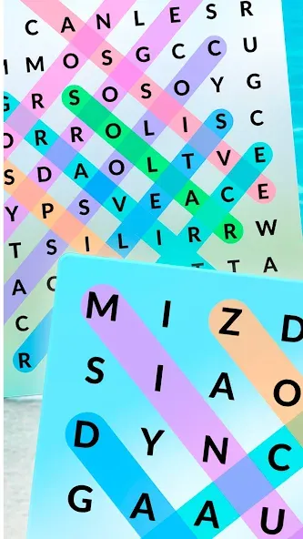 Взломанная Wordscapes Search (Вордскейпс Серч)  [МОД Mega Pack] — полная версия apk на Андроид screen 1