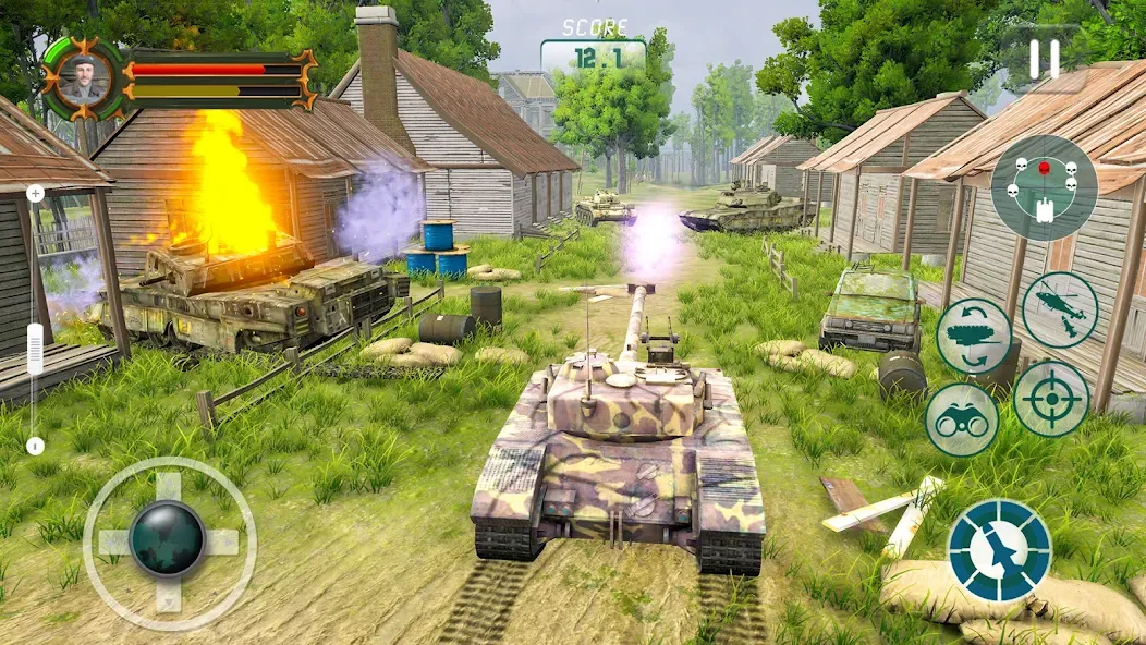 Скачать взлом Army Tank Games Offline 3d  [МОД Бесконечные монеты] — последняя версия apk на Андроид screen 4