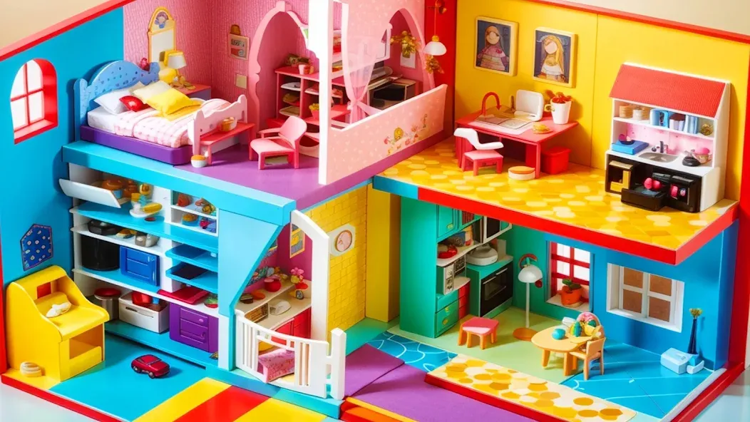 Скачать взлом Doll House Design: Girl Games (Долл Хаус Дизайн)  [МОД Menu] — последняя версия apk на Андроид screen 5