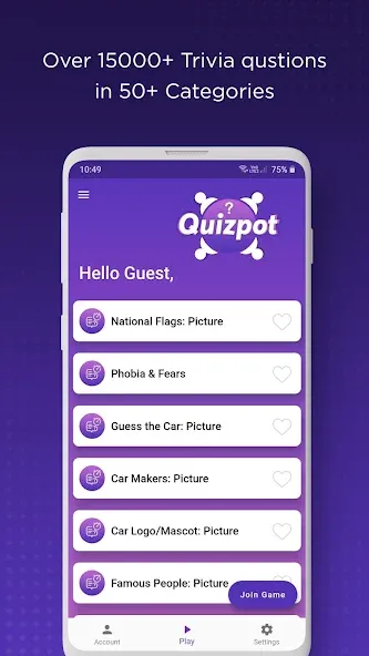 Взломанная QuizPot: Group GK Quiz Trivia (КвизПот)  [МОД Unlocked] — стабильная версия apk на Андроид screen 2