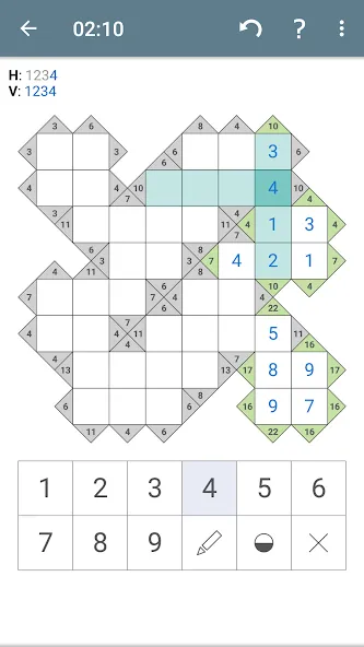 Взлом Kakuro (Cross Sums)  [МОД Menu] — последняя версия apk на Андроид screen 2