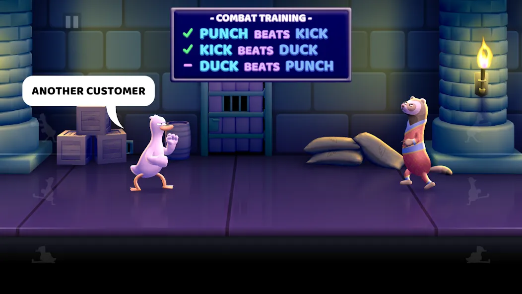 Взломанная Punch Kick Duck (Панч Кик Дак)  [МОД Menu] — полная версия apk на Андроид screen 1