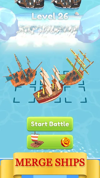 Взлом Merge Pirates (Мердж Пираты)  [МОД Много монет] — последняя версия apk на Андроид screen 1