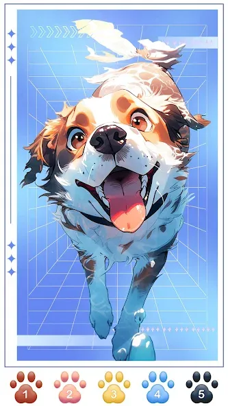 Скачать взлом Dog Coloring, Color by number  [МОД Бесконечные монеты] — стабильная версия apk на Андроид screen 1