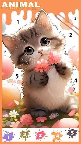 Скачать взлом Paint Color: Color by number  [МОД Бесконечные деньги] — полная версия apk на Андроид screen 5