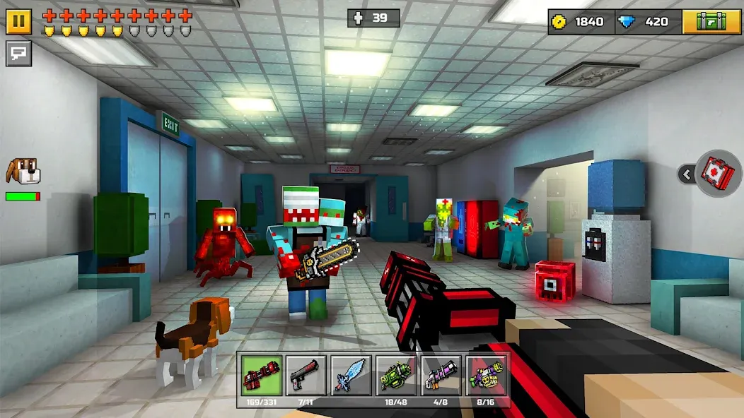 Взлом Pixel Gun 3D — FPS Shooter (Пиксельный пистолет 3Д)  [МОД Меню] — полная версия apk на Андроид screen 4