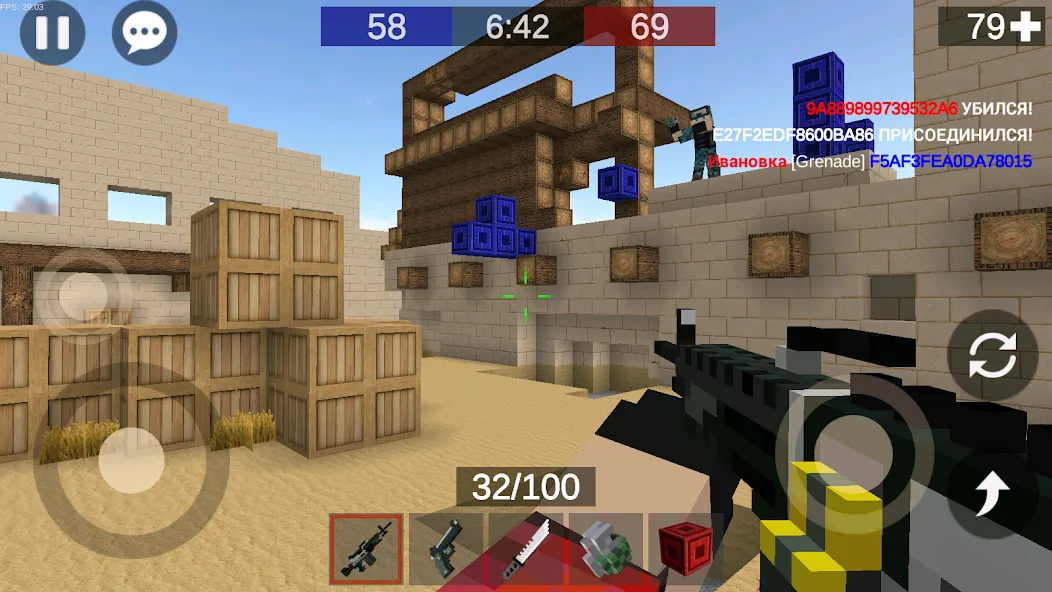 Скачать взлом Pixel Combats 2: Gun games PvP  [МОД Меню] — стабильная версия apk на Андроид screen 1