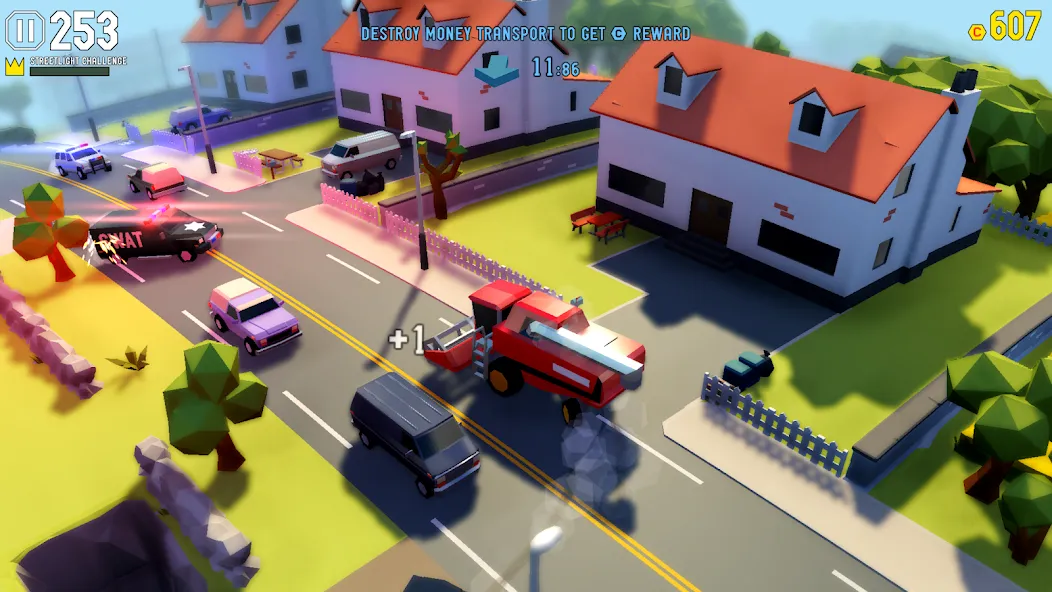 Взлом Reckless Getaway 2: Car Chase (Реклесс Гетавей 2)  [МОД Много монет] — последняя версия apk на Андроид screen 2