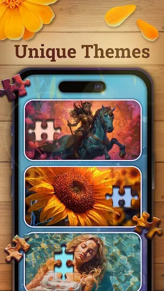 Скачать взломанную Jigsaw puzzles 2: Puzzle game  [МОД Все открыто] — полная версия apk на Андроид screen 4