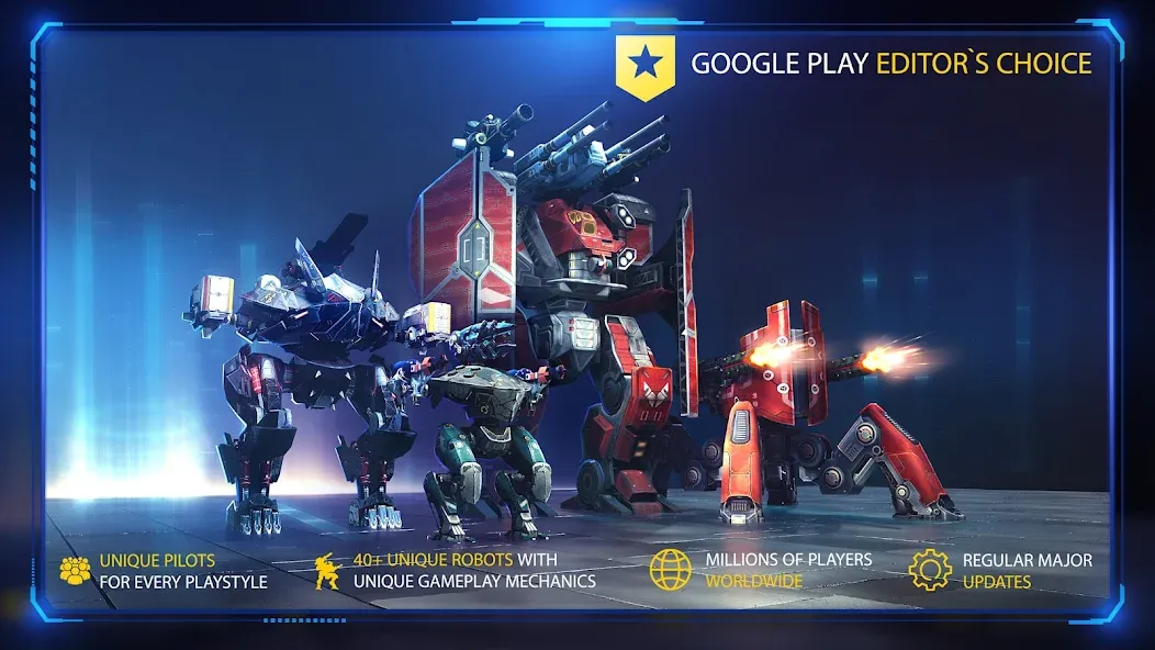 Взломанная War Robots Multiplayer Battles  [МОД Много денег] — полная версия apk на Андроид screen 5