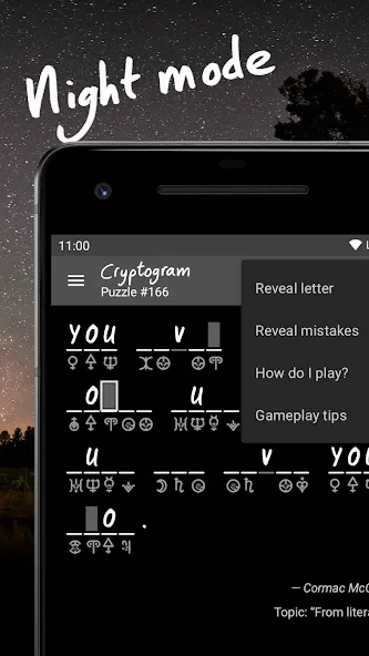 Взломанная Cryptogram — puzzle quotes (Скрытограмма)  [МОД Menu] — полная версия apk на Андроид screen 4