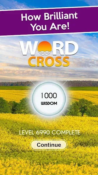 Взломанная Word Cross: Crossy Word Search (Уорд Кросс)  [МОД Меню] — полная версия apk на Андроид screen 1