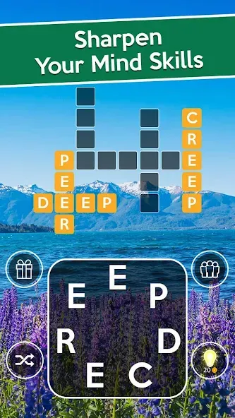 Взломанная Word Cross: Crossy Word Search (Уорд Кросс)  [МОД Меню] — полная версия apk на Андроид screen 2