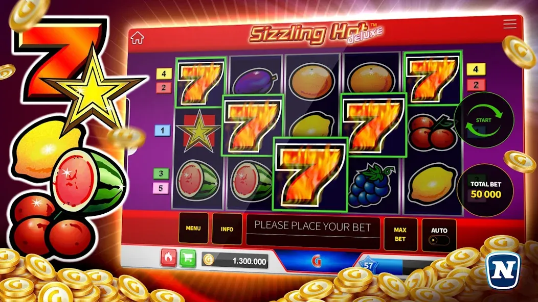 Скачать взлом Gaminator Online Casino Slots  [МОД Много денег] — последняя версия apk на Андроид screen 2