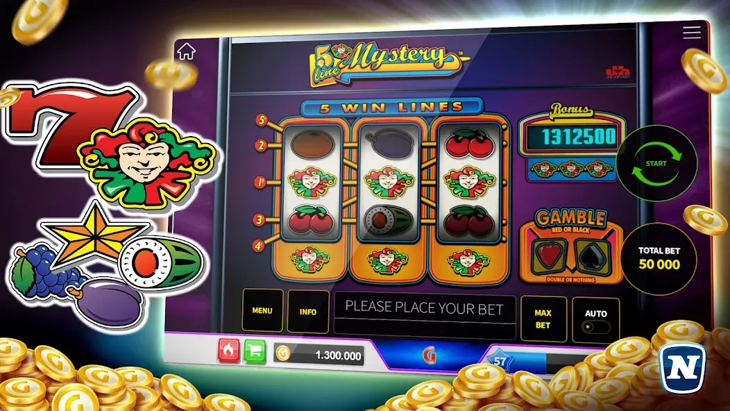 Скачать взлом Gaminator Online Casino Slots  [МОД Много денег] — последняя версия apk на Андроид screen 4