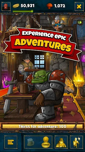 Взломанная Shakes & Fidget — The RPG (Шэйкс)  [МОД Unlimited Money] — стабильная версия apk на Андроид screen 2