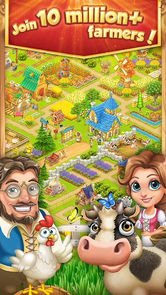 Взлом Village and Farm (Вилладж энд Фарм)  [МОД Бесконечные деньги] — полная версия apk на Андроид screen 1