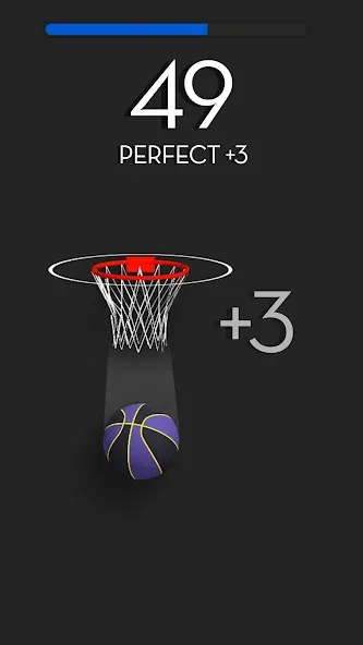 Скачать взлом Dunk Stroke-3D Basketball (Дунк Строк)  [МОД Unlimited Money] — последняя версия apk на Андроид screen 2