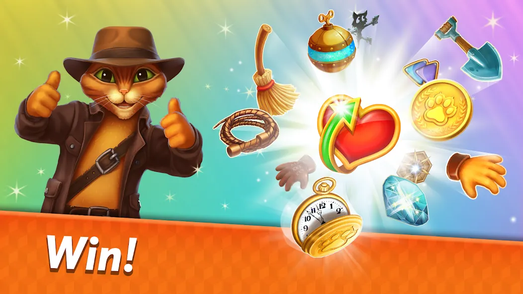 Скачать взлом Indy Cat 2: Match 3 game  [МОД Unlimited Money] — полная версия apk на Андроид screen 4