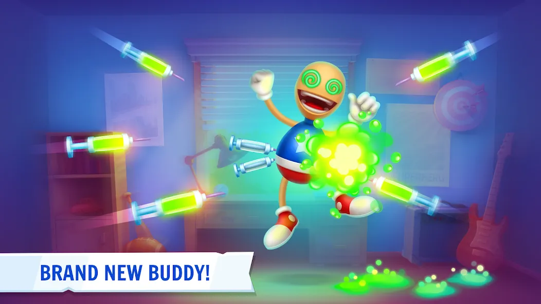 Взломанная Kick the Buddy: Forever (Кик зе Бадди)  [МОД Бесконечные монеты] — последняя версия apk на Андроид screen 1