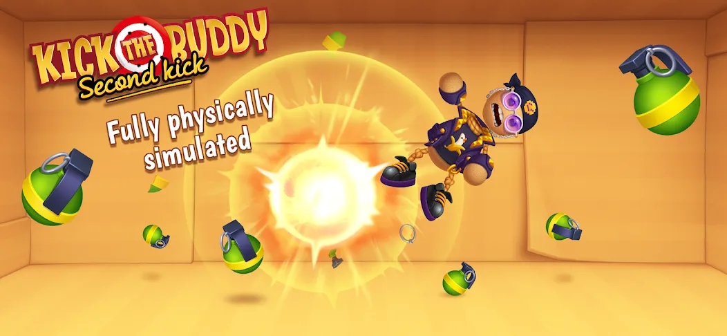 Взлом Kick the Buddy: Second Kick (Кик зе Бадди)  [МОД Меню] — стабильная версия apk на Андроид screen 1