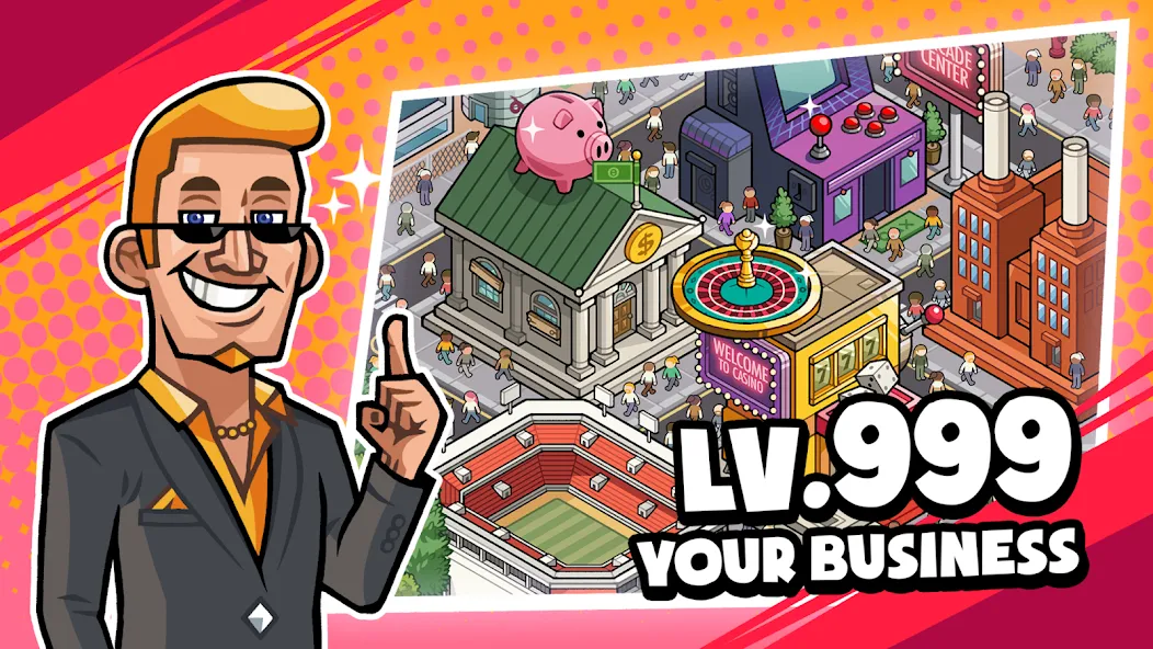 Взломанная Idle Billionaire Tycoon (Айдл биллионер тайкун)  [МОД Unlocked] — последняя версия apk на Андроид screen 2