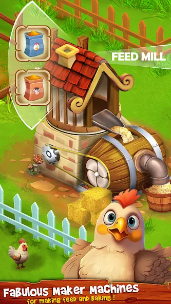 Скачать взломанную Country Valley Farming Game (Парадайз Хей Фарм Айленд)  [МОД Unlimited Money] — стабильная версия apk на Андроид screen 2