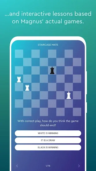 Скачать взломанную Magnus Trainer — Train Chess (Магнус Трейнер)  [МОД Unlocked] — стабильная версия apk на Андроид screen 4