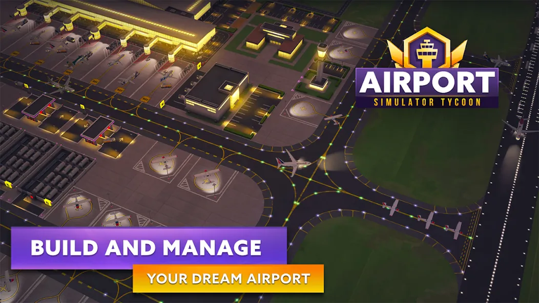 Скачать взлом Airport Simulator: Tycoon Inc. (Эйрпорт Симулятор)  [МОД Все открыто] — последняя версия apk на Андроид screen 2