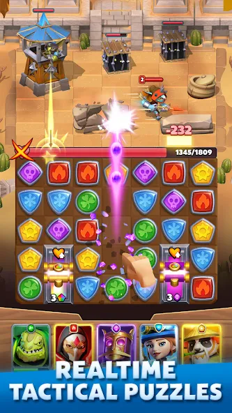 Скачать взлом Puzzle Breakers: Champions War (Пазл Брейкерс)  [МОД Unlimited Money] — полная версия apk на Андроид screen 4