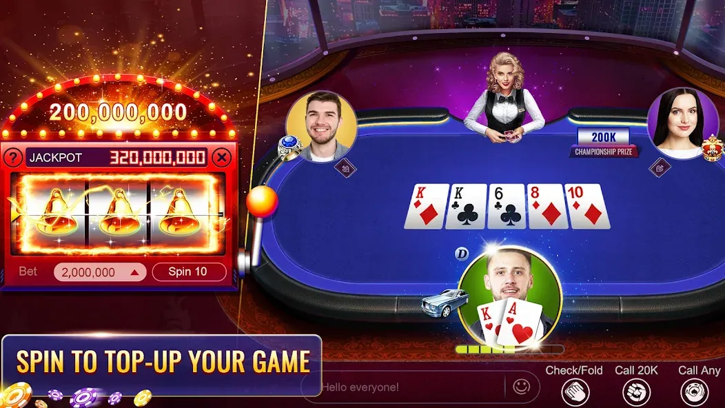 Взлом RallyAces Poker (РаллиЭйс Покер)  [МОД Unlocked] — последняя версия apk на Андроид screen 3